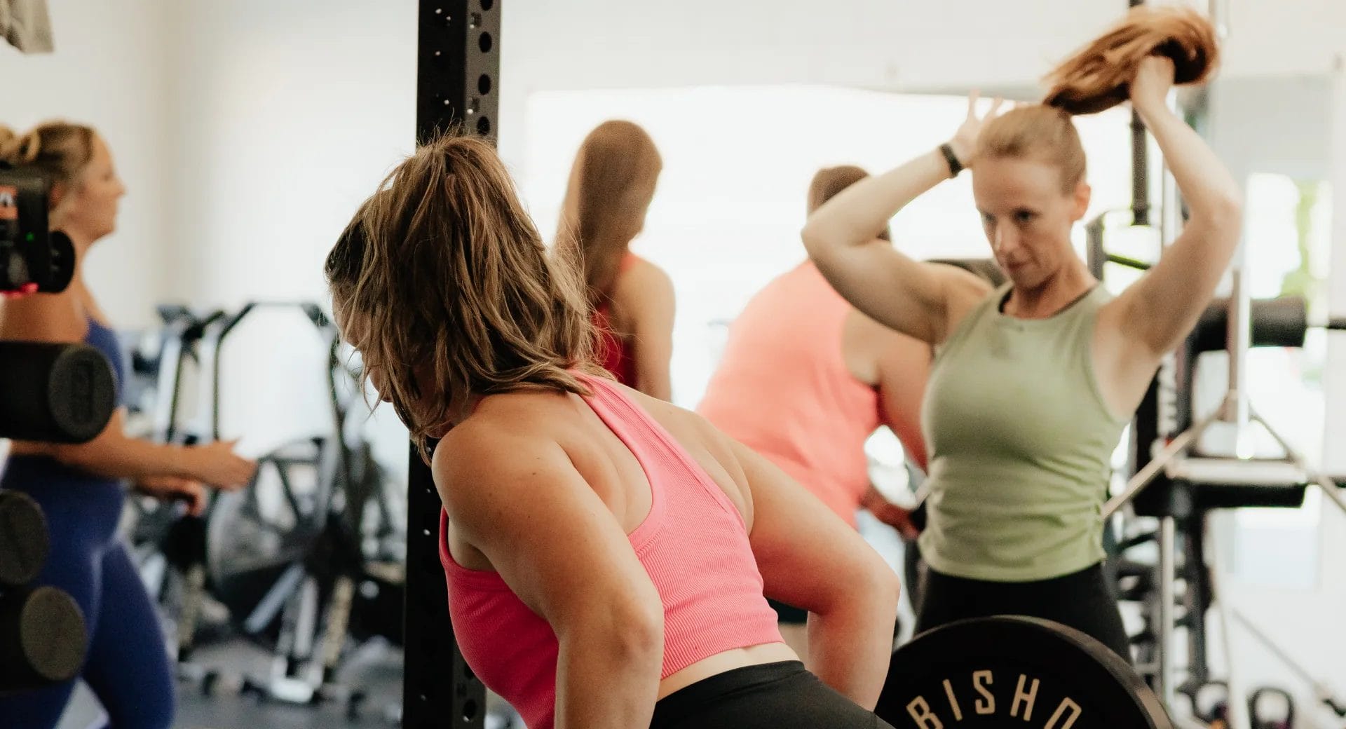 Women on group training at Kova Strength