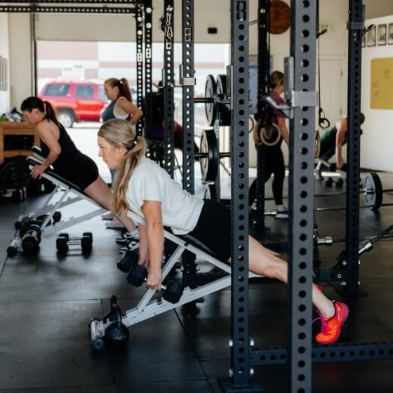 group training women class at Kova Strength